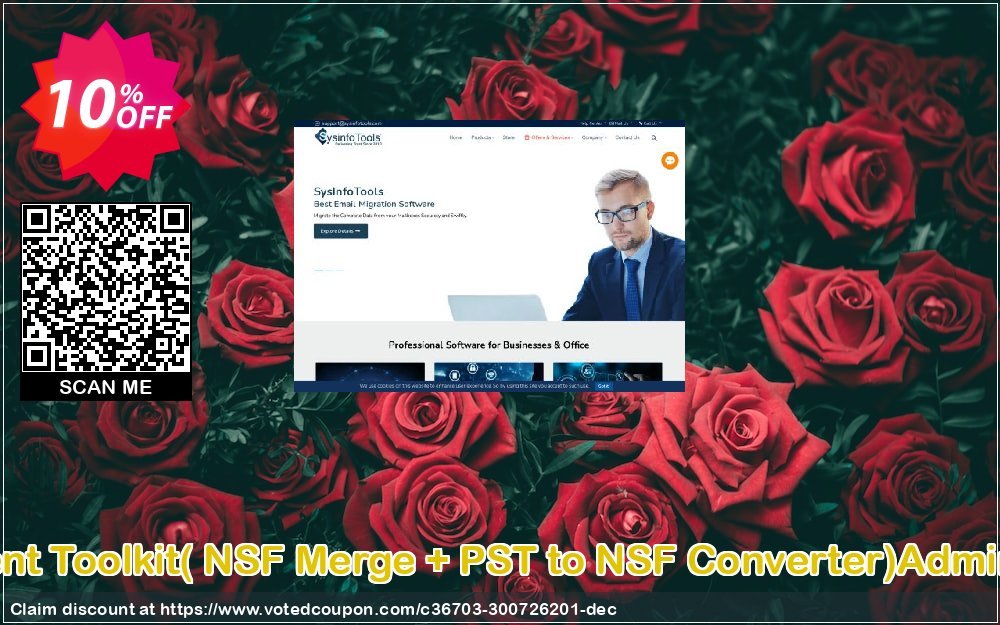 Email Management Toolkit, NSF Merge + PST to NSF Converter Administrator Plan Coupon, discount Promotion code Email Management Toolkit( NSF Merge + PST to NSF Converter)Administrator License. Promotion: Offer Email Management Toolkit( NSF Merge + PST to NSF Converter)Administrator License special discount 