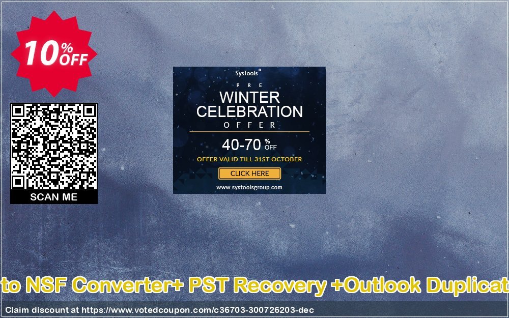 Email Management Toolkit, PST to NSF Converter+ PST Recovery +Outlook Duplicate Remover Single User Plan Coupon Code Apr 2024, 10% OFF - VotedCoupon