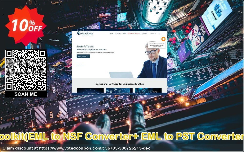 Email Management Toolkit, EML to NSF Converter+ EML to PST Converter Single User Plan Coupon Code Jun 2024, 10% OFF - VotedCoupon