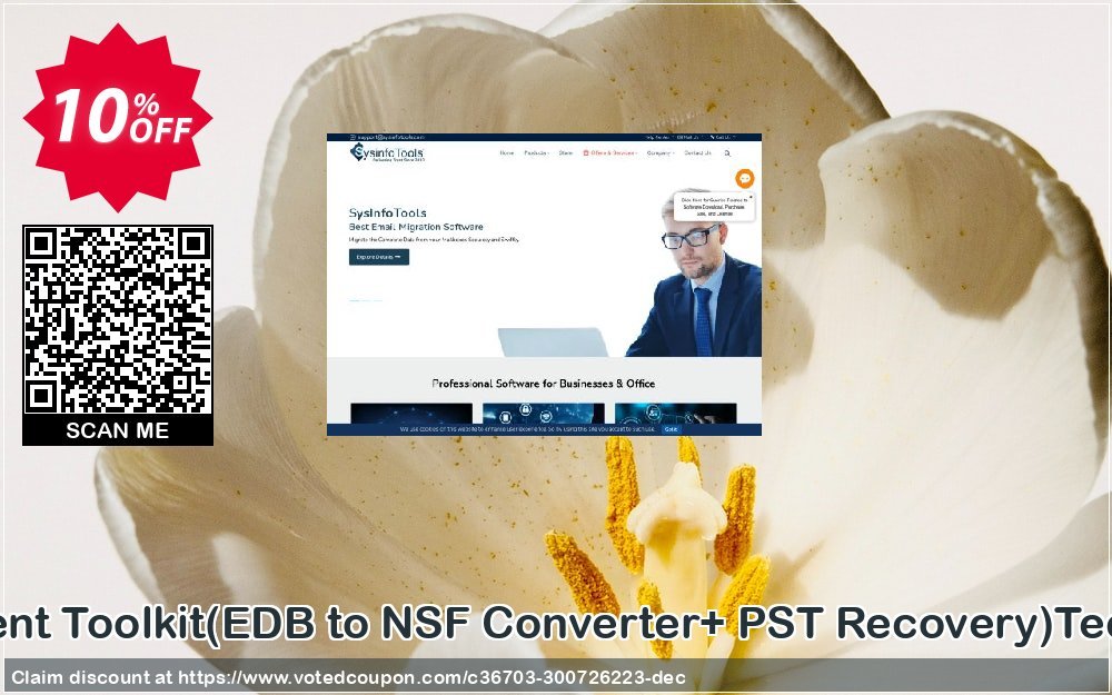 Email Management Toolkit, EDB to NSF Converter+ PST Recovery Technician Plan Coupon, discount Promotion code Email Management Toolkit(EDB to NSF Converter+ PST Recovery)Technician License. Promotion: Offer Email Management Toolkit(EDB to NSF Converter+ PST Recovery)Technician License special discount 