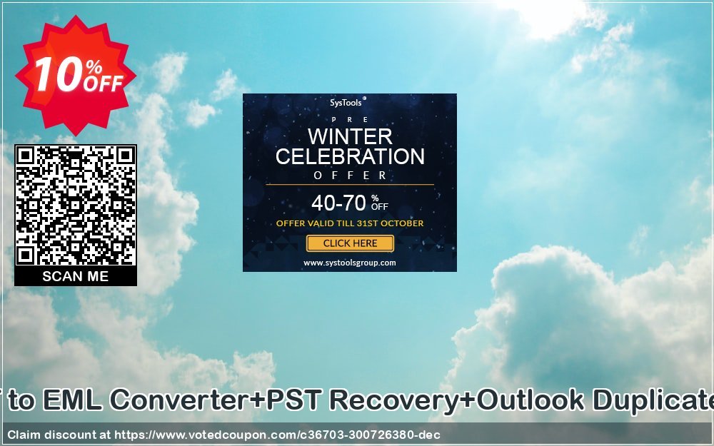 Email Management Toolkit, PST to EML Converter+PST Recovery+Outlook Duplicate Remover Single User Plan Coupon Code Apr 2024, 10% OFF - VotedCoupon