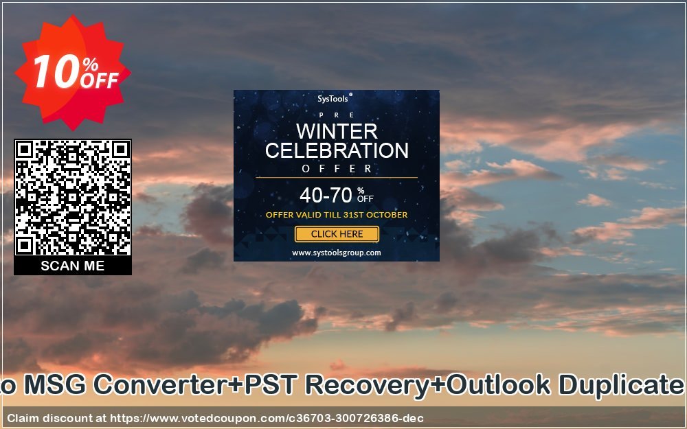 Email Management Toolkit, PST to MSG Converter+PST Recovery+Outlook Duplicate Remover Administrator Plan Coupon Code Apr 2024, 10% OFF - VotedCoupon