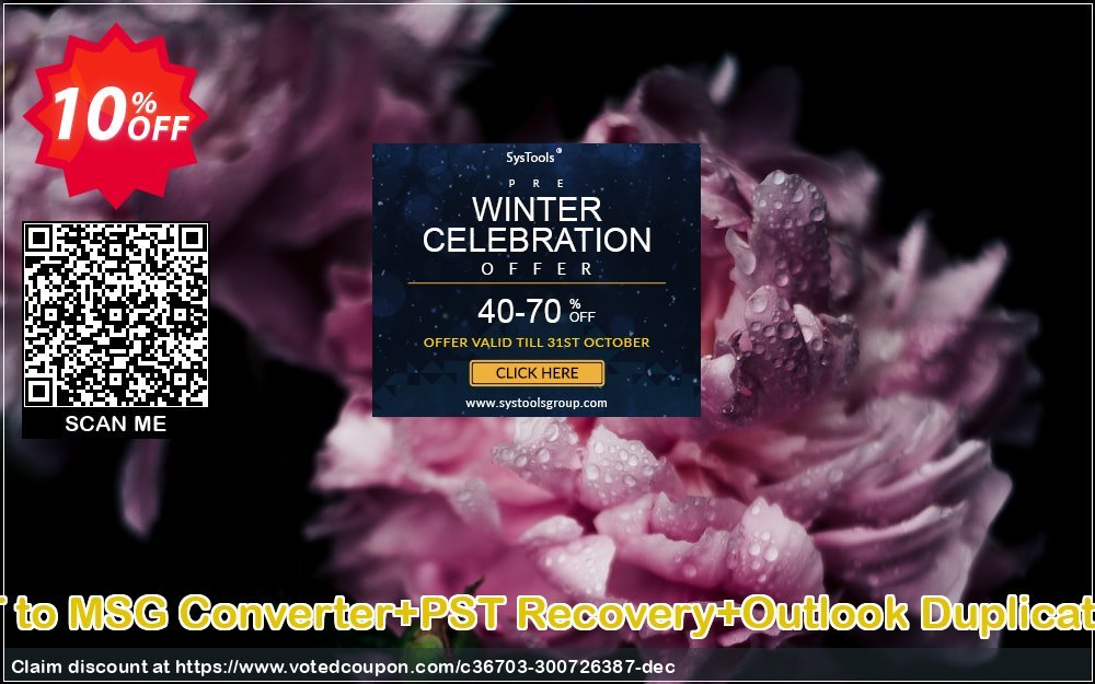 Email Management Toolkit, PST to MSG Converter+PST Recovery+Outlook Duplicate Remover Technician Plan Coupon Code Apr 2024, 10% OFF - VotedCoupon