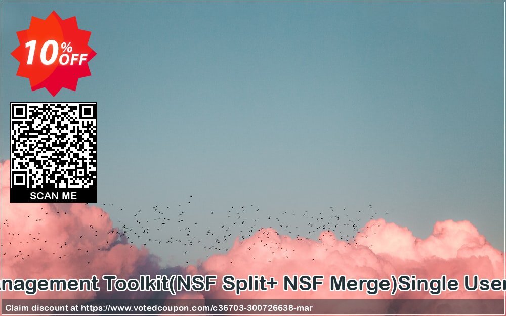 Email Management Toolkit, NSF Split+ NSF Merge Single User Plan Coupon, discount Promotion code Email Management Toolkit(NSF Split+ NSF Merge)Single User License. Promotion: Offer Email Management Toolkit(NSF Split+ NSF Merge)Single User License special discount 