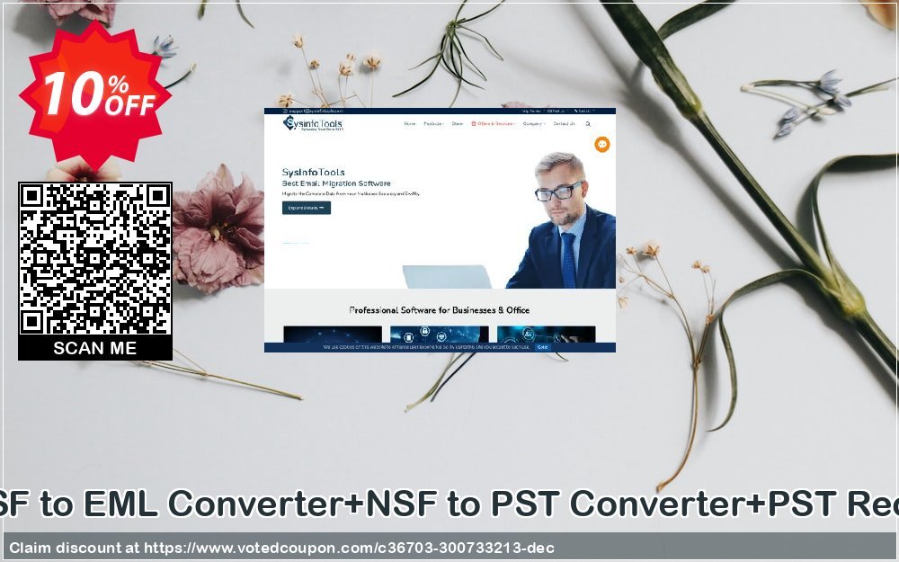 Email Management Toolkit, NSF to EML Converter+NSF to PST Converter+PST Recovery Administrator Plan Coupon Code Apr 2024, 10% OFF - VotedCoupon