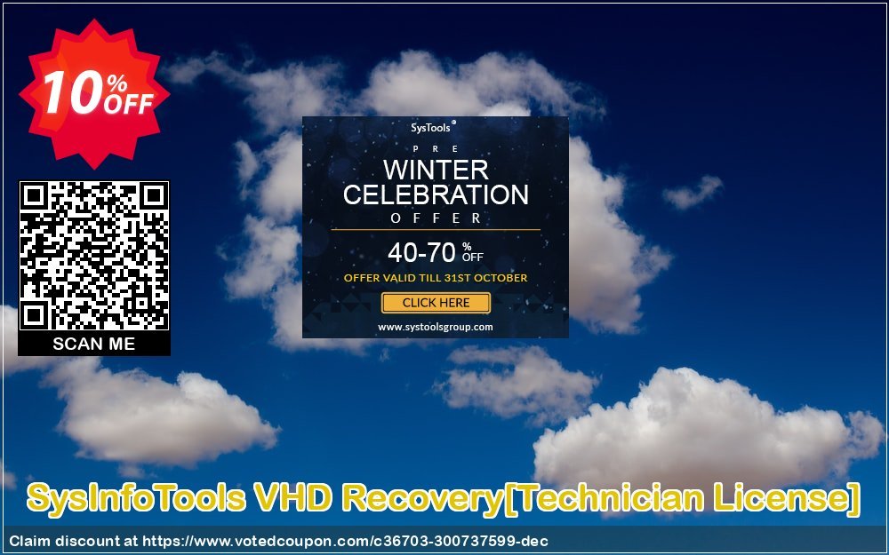 SysInfoTools VHD Recovery/Technician Plan/ Coupon Code May 2024, 10% OFF - VotedCoupon