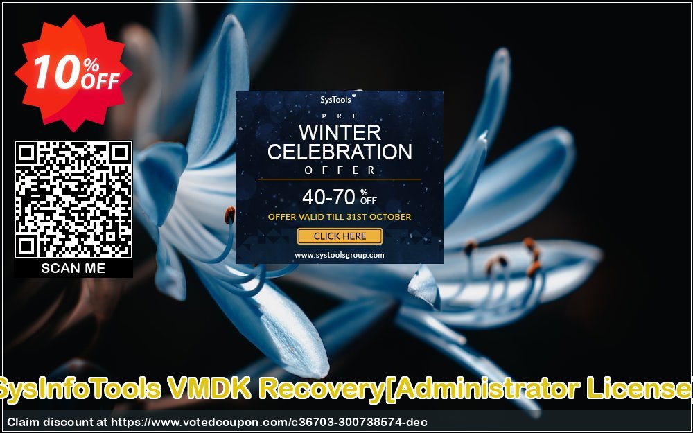 SysInfoTools VMDK Recovery/Administrator Plan/ Coupon, discount Promotion code SysInfoTools VMDK Recovery[Administrator License]. Promotion: Offer SysInfoTools VMDK Recovery[Administrator License] special discount 