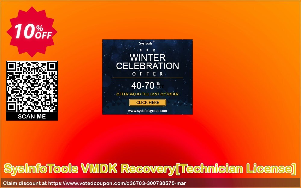 SysInfoTools VMDK Recovery/Technician Plan/ Coupon Code May 2024, 10% OFF - VotedCoupon