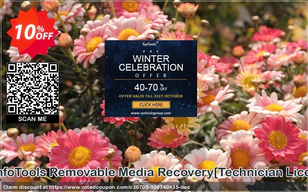 SysInfoTools Removable Media Recovery/Technician Plan/ Coupon Code May 2024, 10% OFF - VotedCoupon