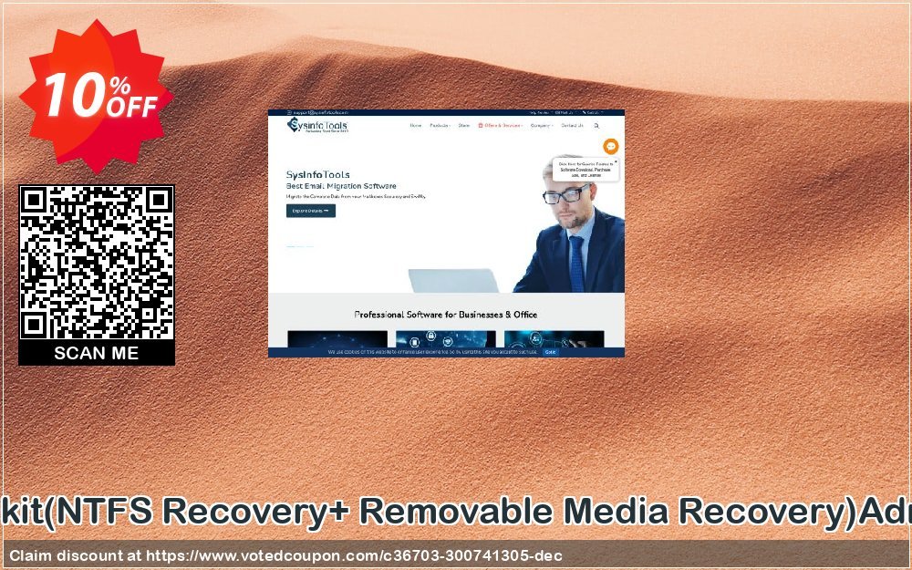 Disk Recovery Toolkit, NTFS Recovery+ Removable Media Recovery Administrator Plan Coupon, discount Promotion code Disk Recovery Toolkit(NTFS Recovery+ Removable Media Recovery)Administrator License. Promotion: Offer Disk Recovery Toolkit(NTFS Recovery+ Removable Media Recovery)Administrator License special discount 