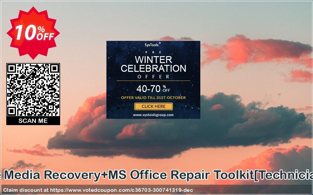 Removable Media Recovery+MS Office Repair Toolkit/Technician Plan/ Coupon Code Apr 2024, 10% OFF - VotedCoupon