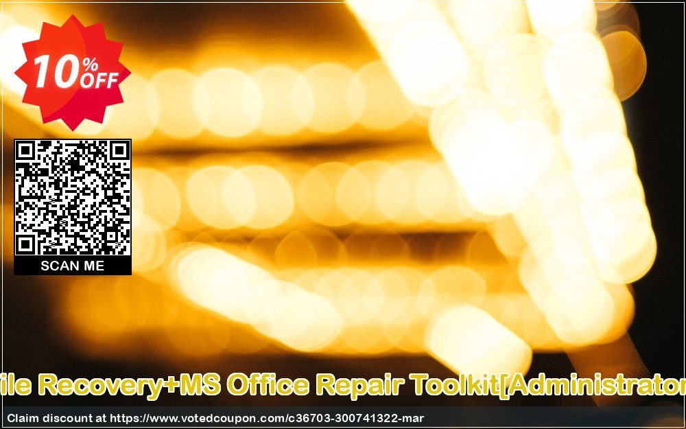 Deleted File Recovery+MS Office Repair Toolkit/Administrator Plan/ Coupon Code Apr 2024, 10% OFF - VotedCoupon