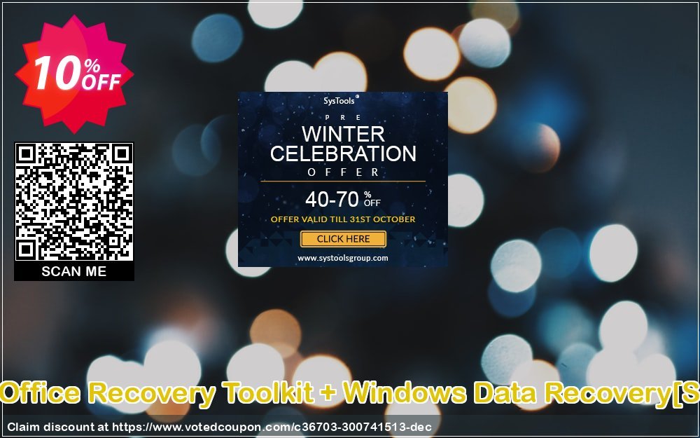 SysInfoTools Open Office Recovery Toolkit + WINDOWS Data Recovery/Single User Plan/ Coupon Code Apr 2024, 10% OFF - VotedCoupon