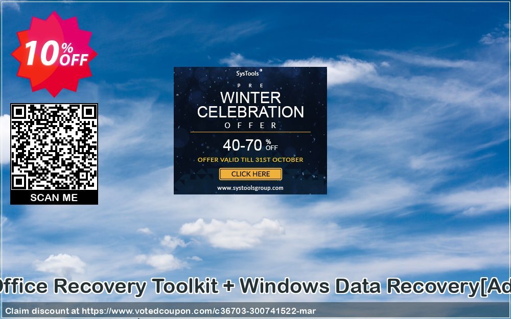 SysInfoTools Open Office Recovery Toolkit + WINDOWS Data Recovery/Administrator Plan/ Coupon Code Apr 2024, 10% OFF - VotedCoupon