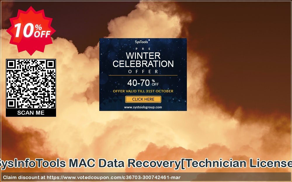 SysInfoTools MAC Data Recovery/Technician Plan/ Coupon Code Apr 2024, 10% OFF - VotedCoupon