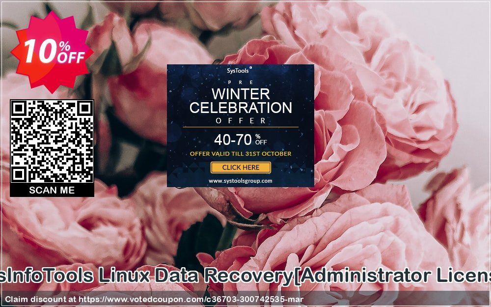 SysInfoTools Linux Data Recovery/Administrator Plan/ Coupon, discount Promotion code SysInfoTools Linux Data Recovery[Administrator License]. Promotion: Offer SysInfoTools Linux Data Recovery[Administrator License] special discount 