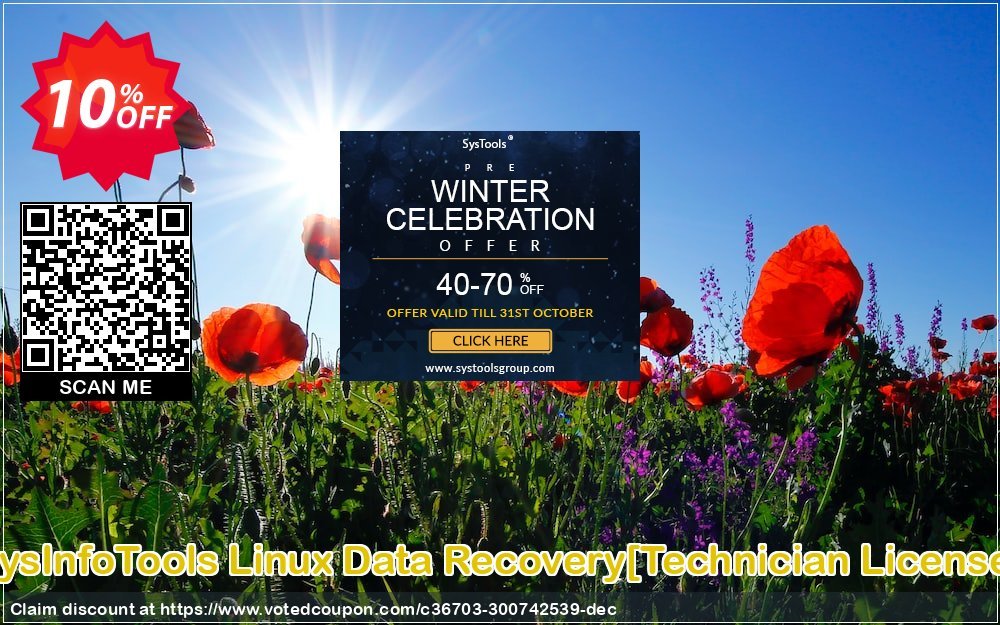 SysInfoTools Linux Data Recovery/Technician Plan/ Coupon Code Apr 2024, 10% OFF - VotedCoupon