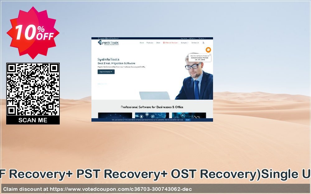 Combo, BKF Recovery+ PST Recovery+ OST Recovery Single User Plan Coupon, discount Promotion code Combo (BKF Recovery+ PST Recovery+ OST Recovery)Single User License. Promotion: Offer Combo (BKF Recovery+ PST Recovery+ OST Recovery)Single User License special discount 