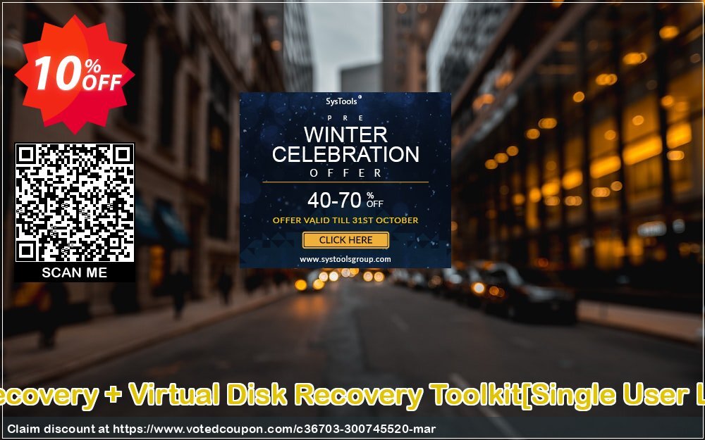 RAID Recovery + Virtual Disk Recovery Toolkit/Single User Plan/ Coupon Code Jun 2024, 10% OFF - VotedCoupon