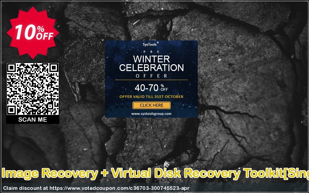 Volume and HDD Image Recovery + Virtual Disk Recovery Toolkit/Single User Plan/ Coupon Code Apr 2024, 10% OFF - VotedCoupon