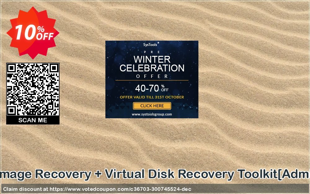 Volume and HDD Image Recovery + Virtual Disk Recovery Toolkit/Administrator Plan/ Coupon, discount Promotion code Volume and HDD Image Recovery + Virtual Disk Recovery Toolkit[Administrator License]. Promotion: Offer Volume and HDD Image Recovery + Virtual Disk Recovery Toolkit[Administrator License] special discount 