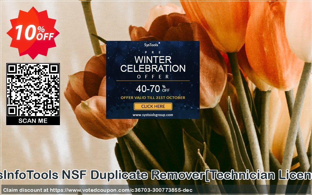 SysInfoTools NSF Duplicate Remover/Technician Plan/ Coupon, discount Promotion code SysInfoTools NSF Duplicate Remover[Technician License]. Promotion: Offer SysInfoTools NSF Duplicate Remover[Technician License] special discount 