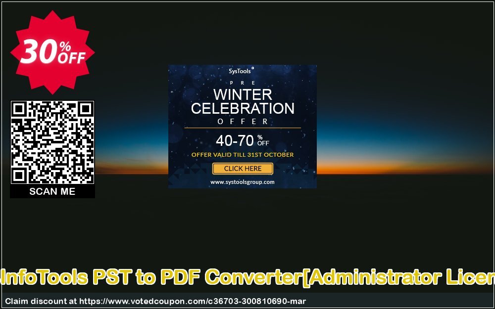 SysInfoTools PST to PDF Converter/Administrator Plan/ Coupon Code May 2024, 10% OFF - VotedCoupon