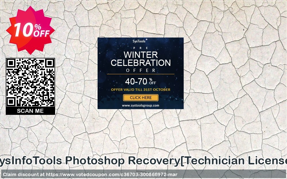 SysInfoTools Photoshop Recovery/Technician Plan/ Coupon, discount Promotion code SysInfoTools Photoshop Recovery[Technician License]. Promotion: Offer SysInfoTools Photoshop Recovery[Technician License] special discount 