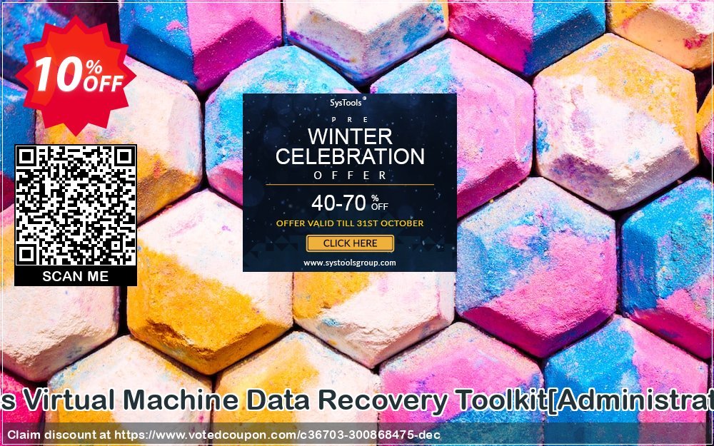 SysInfoTools Virtual MAChine Data Recovery Toolkit/Administrator Plan/ Coupon, discount Promotion code SysInfoTools Virtual Machine Data Recovery Toolkit[Administrator License]. Promotion: Offer SysInfoTools Virtual Machine Data Recovery Toolkit[Administrator License] special discount 