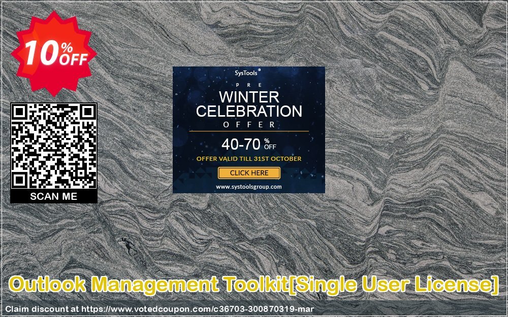 Outlook Management Toolkit/Single User Plan/ Coupon, discount Promotion code Outlook Management Toolkit[Single User License]. Promotion: Offer Outlook Management Toolkit[Single User License] special discount 