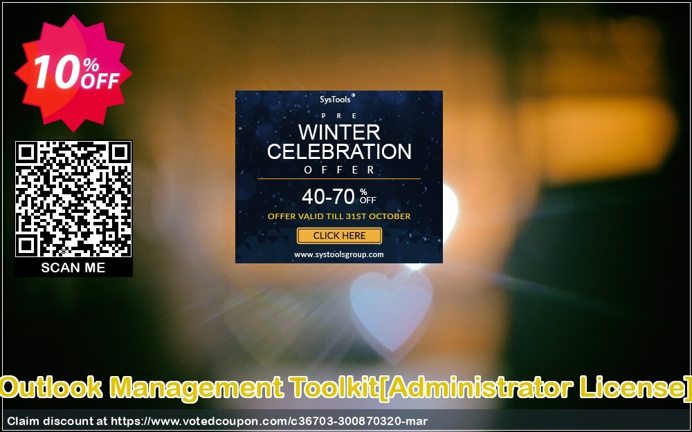 Outlook Management Toolkit/Administrator Plan/ Coupon, discount Promotion code Outlook Management Toolkit[Administrator License]. Promotion: Offer Outlook Management Toolkit[Administrator License] special discount 