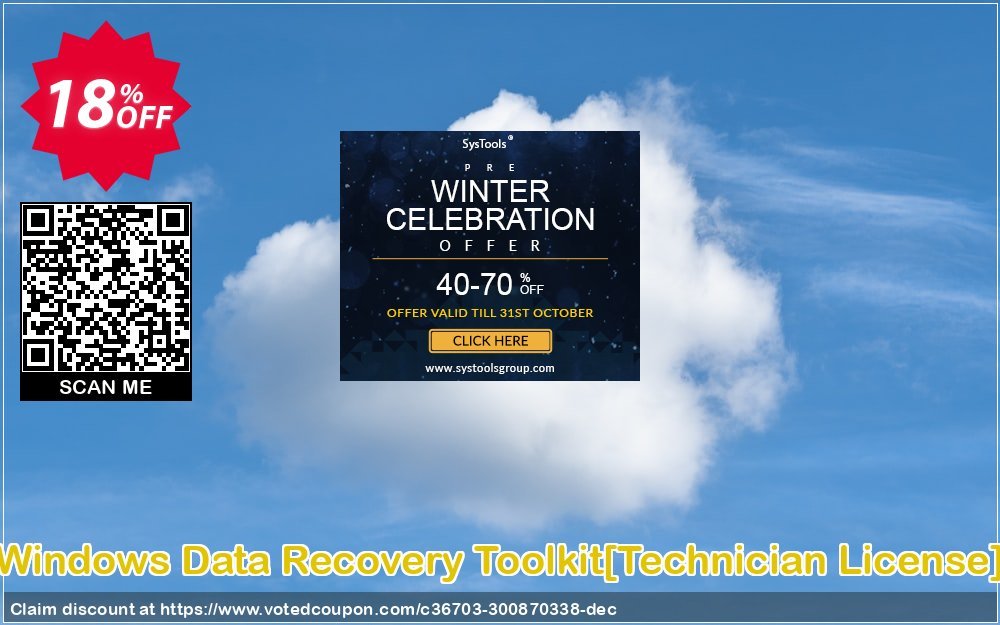 WINDOWS Data Recovery Toolkit/Technician Plan/ Coupon Code May 2024, 18% OFF - VotedCoupon
