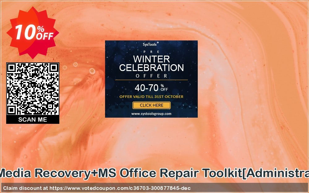 Removable Media Recovery+MS Office Repair Toolkit/Administrator Plan/ Coupon Code Apr 2024, 10% OFF - VotedCoupon