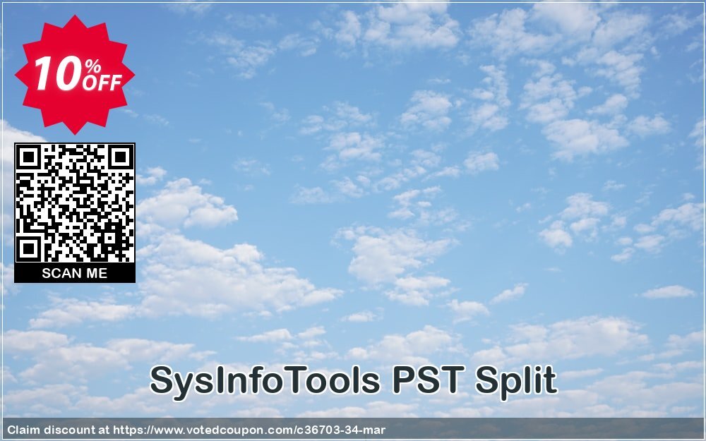 SysInfoTools PST Split Coupon, discount SYSINFODISCOUNT. Promotion: Coupon code for SysInfo tools software