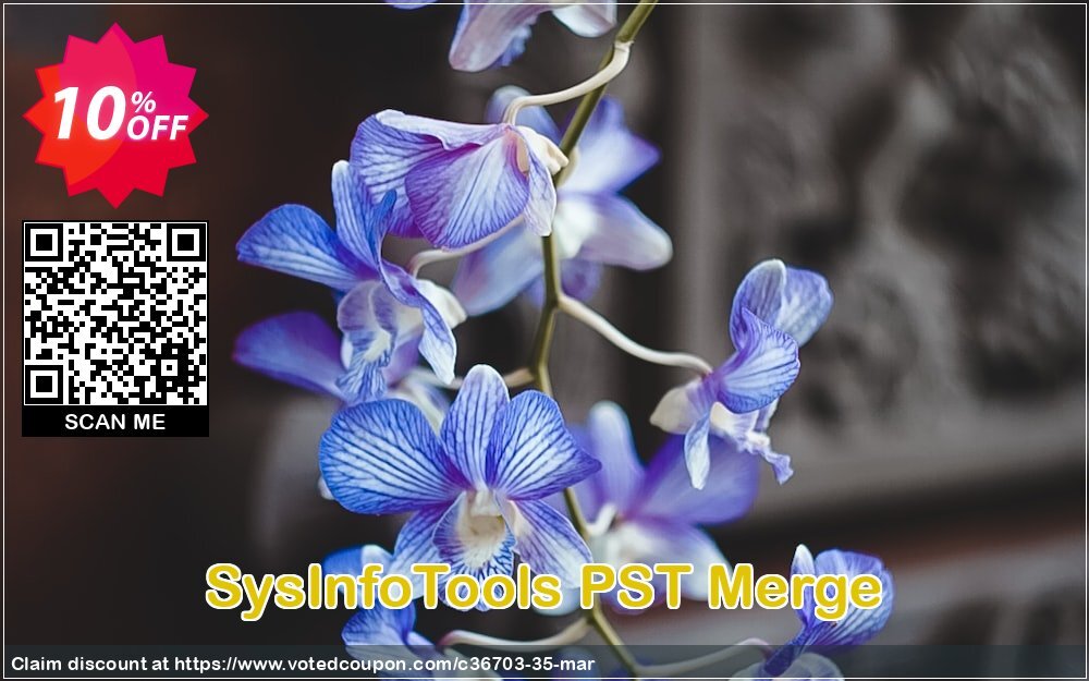 SysInfoTools PST Merge Coupon, discount SYSINFODISCOUNT. Promotion: Coupon code for SysInfo tools software