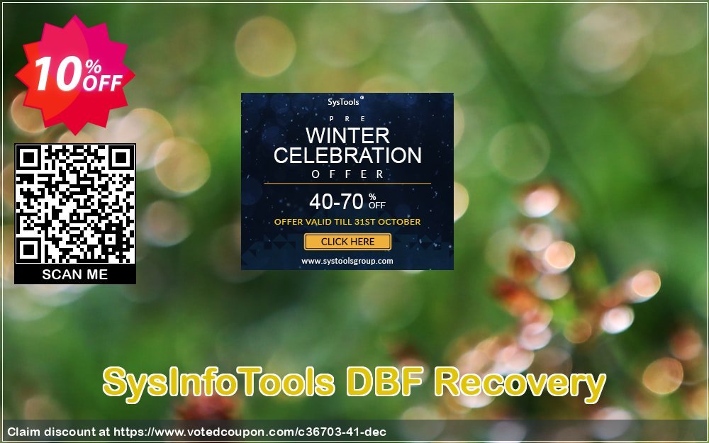 SysInfoTools DBF Recovery Coupon Code Apr 2024, 10% OFF - VotedCoupon