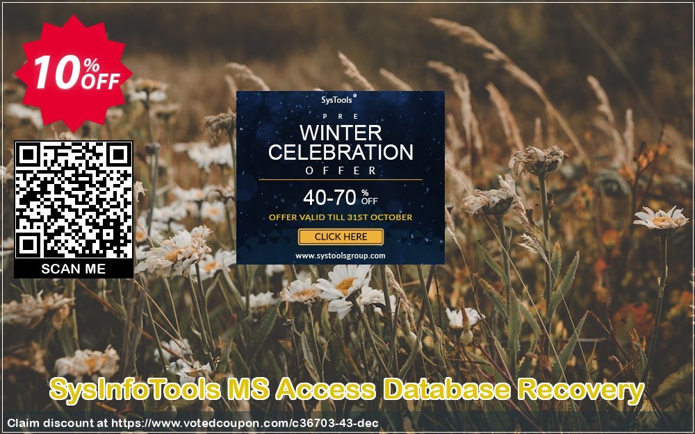 SysInfoTools MS Access Database Recovery Coupon Code Jun 2024, 10% OFF - VotedCoupon