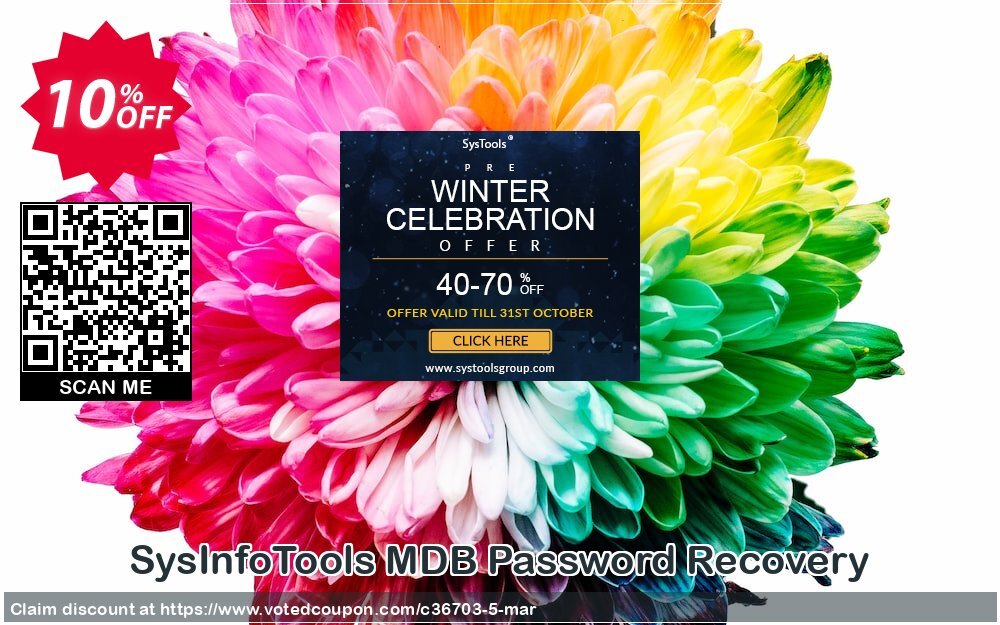 SysInfoTools MDB Password Recovery Coupon, discount SYSINFODISCOUNT. Promotion: Coupon code for SysInfo tools software