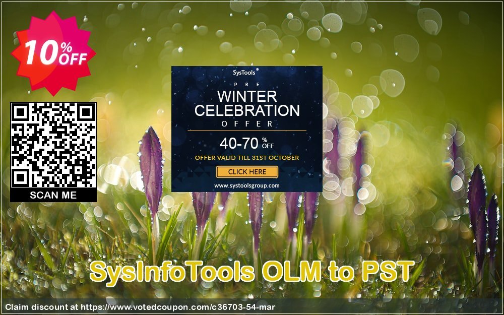 SysInfoTools OLM to PST Coupon, discount SYSINFODISCOUNT. Promotion: 