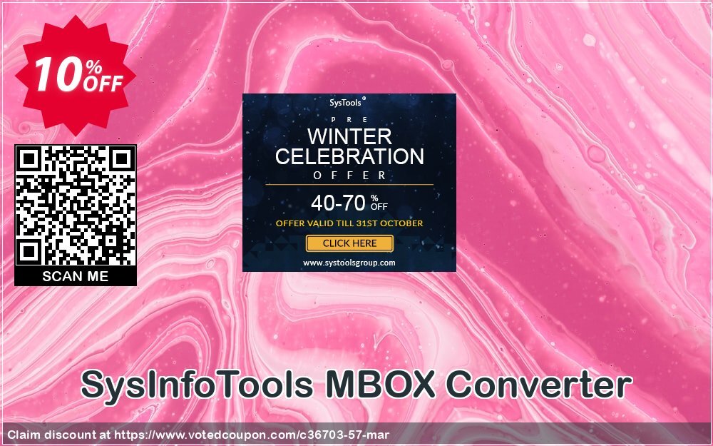 SysInfoTools MBOX Converter Coupon, discount SYSINFODISCOUNT. Promotion: Coupon code for SysInfo tools software