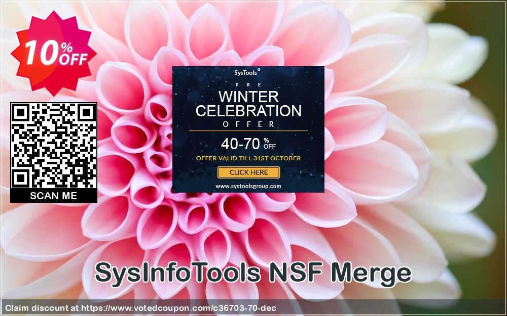 SysInfoTools NSF Merge Coupon, discount SYSINFODISCOUNT. Promotion: Coupon code for SysInfo tools software