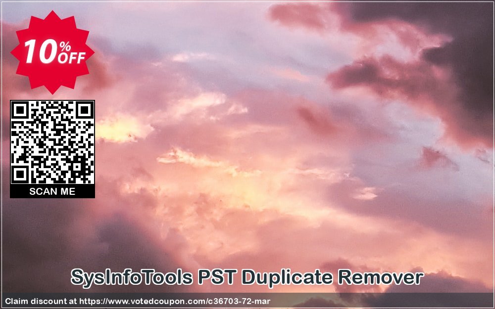 SysInfoTools PST Duplicate Remover Coupon, discount SYSINFODISCOUNT. Promotion: Coupon code for SysInfo tools software