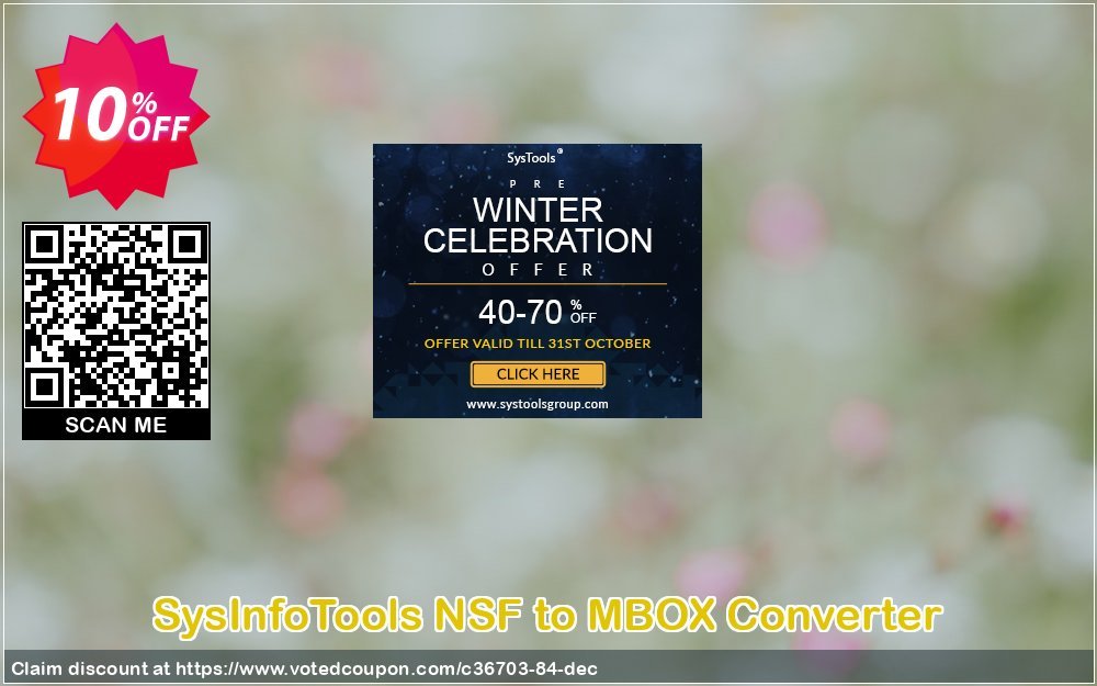 SysInfoTools NSF to MBOX Converter Coupon Code Apr 2024, 10% OFF - VotedCoupon