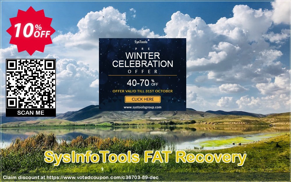 SysInfoTools FAT Recovery Coupon, discount SYSINFODISCOUNT. Promotion: SYSINFO TOOLS coupon discount (36703)