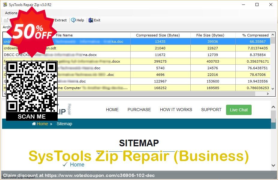 SysTools Zip Repair, Business  Coupon Code Apr 2024, 50% OFF - VotedCoupon