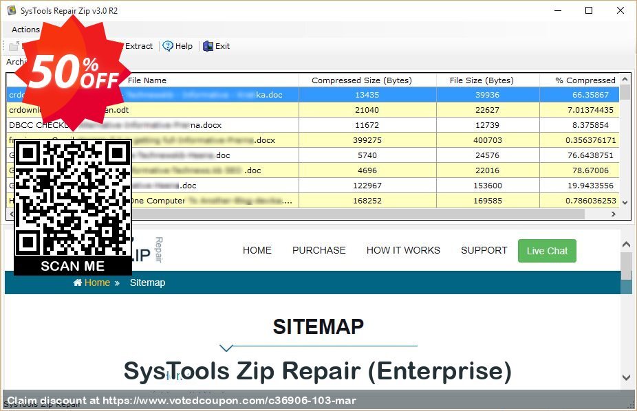 SysTools Zip Repair, Enterprise  Coupon Code Apr 2024, 50% OFF - VotedCoupon