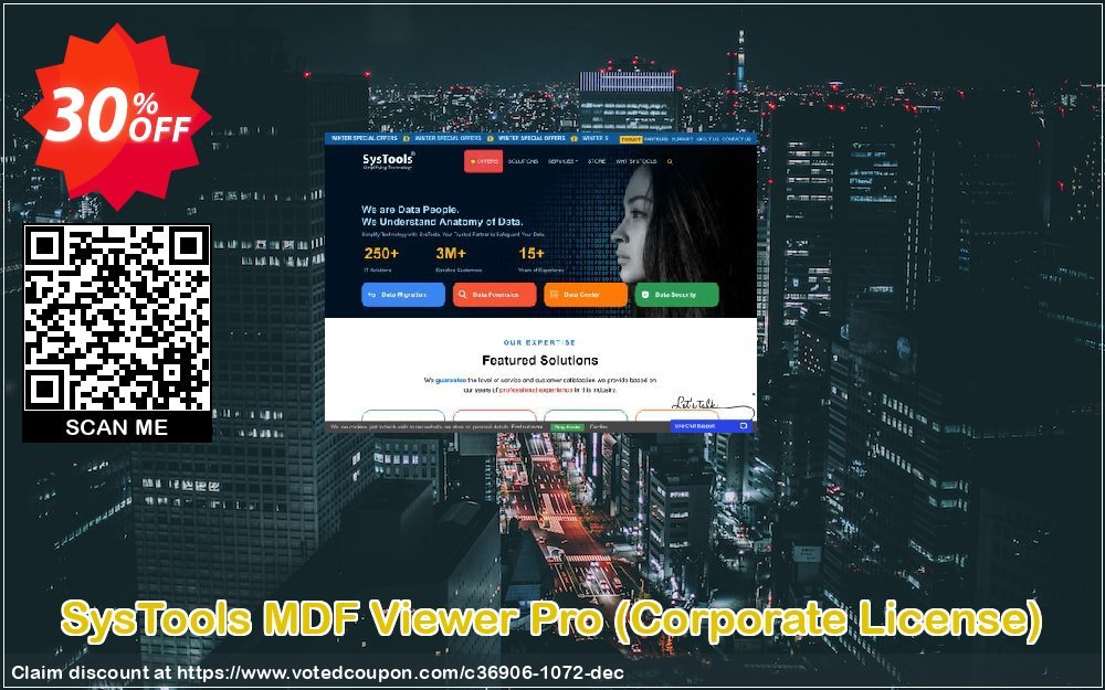 SysTools MDF Viewer Pro, Corporate Plan  Coupon Code Apr 2024, 30% OFF - VotedCoupon
