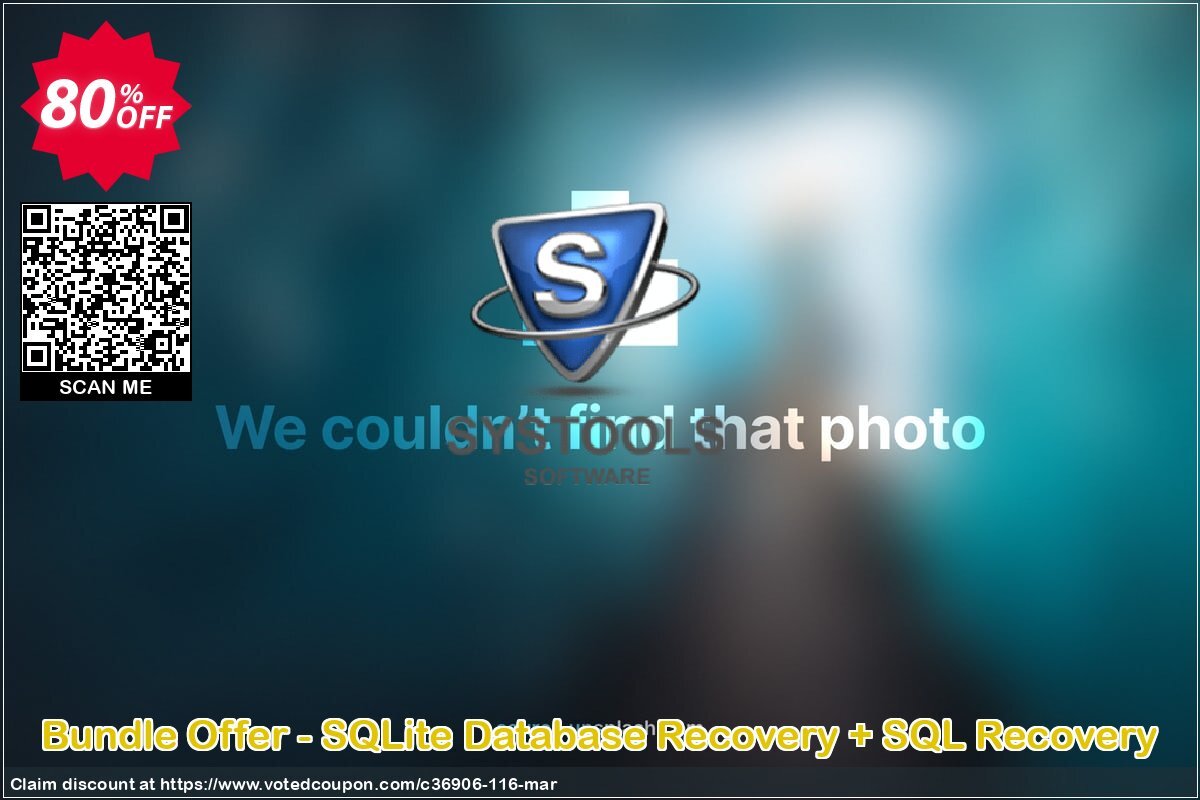 Bundle Offer - SQLite Database Recovery + SQL Recovery Coupon, discount SysTools Summer Sale. Promotion: 