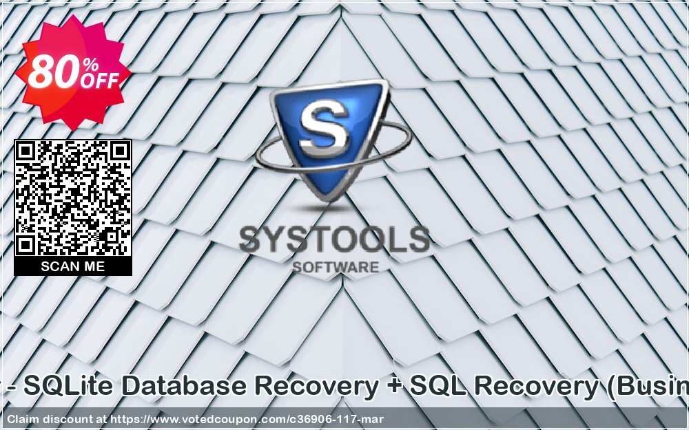 Bundle Offer - SQLite Database Recovery + SQL Recovery, Business Plan  Coupon, discount SysTools coupon 36906. Promotion: 