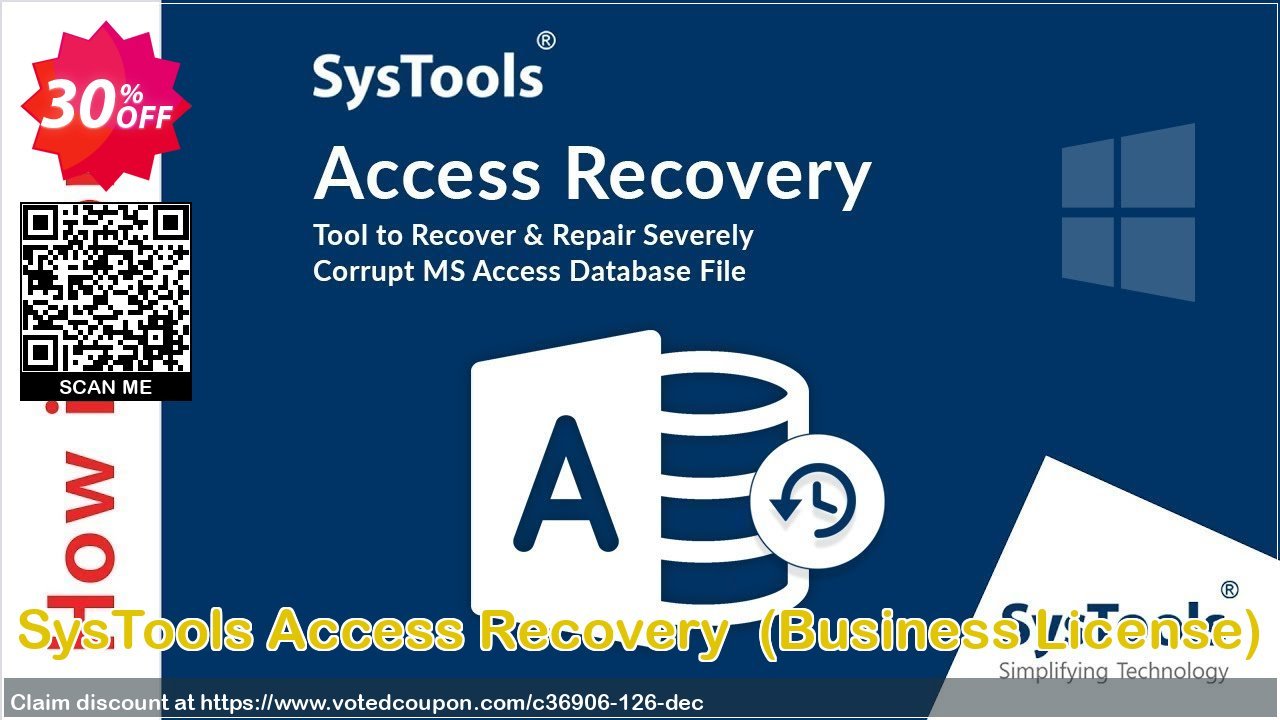 SysTools Access Recovery , Business Plan  Coupon, discount SysTools coupon 36906. Promotion: 
